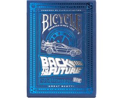 foto van Bicycle Back to the Future - Speelkaarten - Premium - Poker - Doc Brown - Marty McFly - Delorean - Ultimates - Collectible