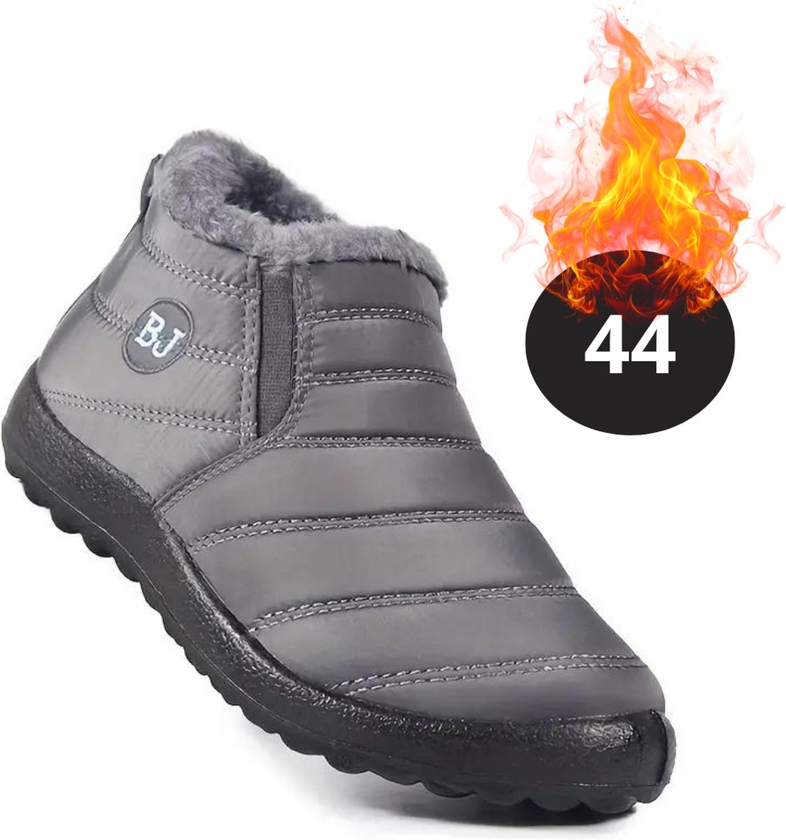 Nivard Snowboots Sneeuwschoenen Sneeuwboots Dames Wintersport Ski Skischoenen – 44 Warm Grijs