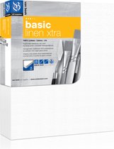 10 m linnen mix primer blanco canvas voor kunstenaar schilderij laag olieverfschilderij canvas canvas rol (breedte 68 cm 10 m