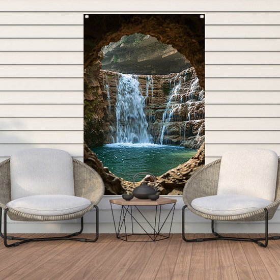 affiches transparentes - Affiches cascade - Posters de jardin Nature - Décoration murale de jardin - Accessoires de jardin pour le mur - Posters affiche de jardin 50x75 cm