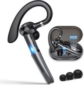 DynaBright Draadloze Headset PRO - Noise Canceling – Incl Oplaadkoffer - Bluetooth 5.1 - Bluetooth Headset – Handsfree Bellen Auto - Oortjes Draadloos met Microfoon