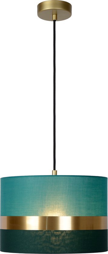 Ronde cacao hanglamp met Cartone kappen 50cm 5lichts - Licht & Accessoires