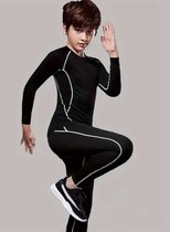 CECEBA Thermo T-Shirt Rollkragen Zwart