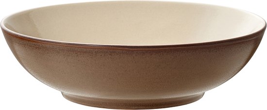 Saladier En Verre BITZ Kusintha Diamètre 24 Cm Couleur Ambre - Bol Grand Modèle, Projet Caritatif, Décoration De Table