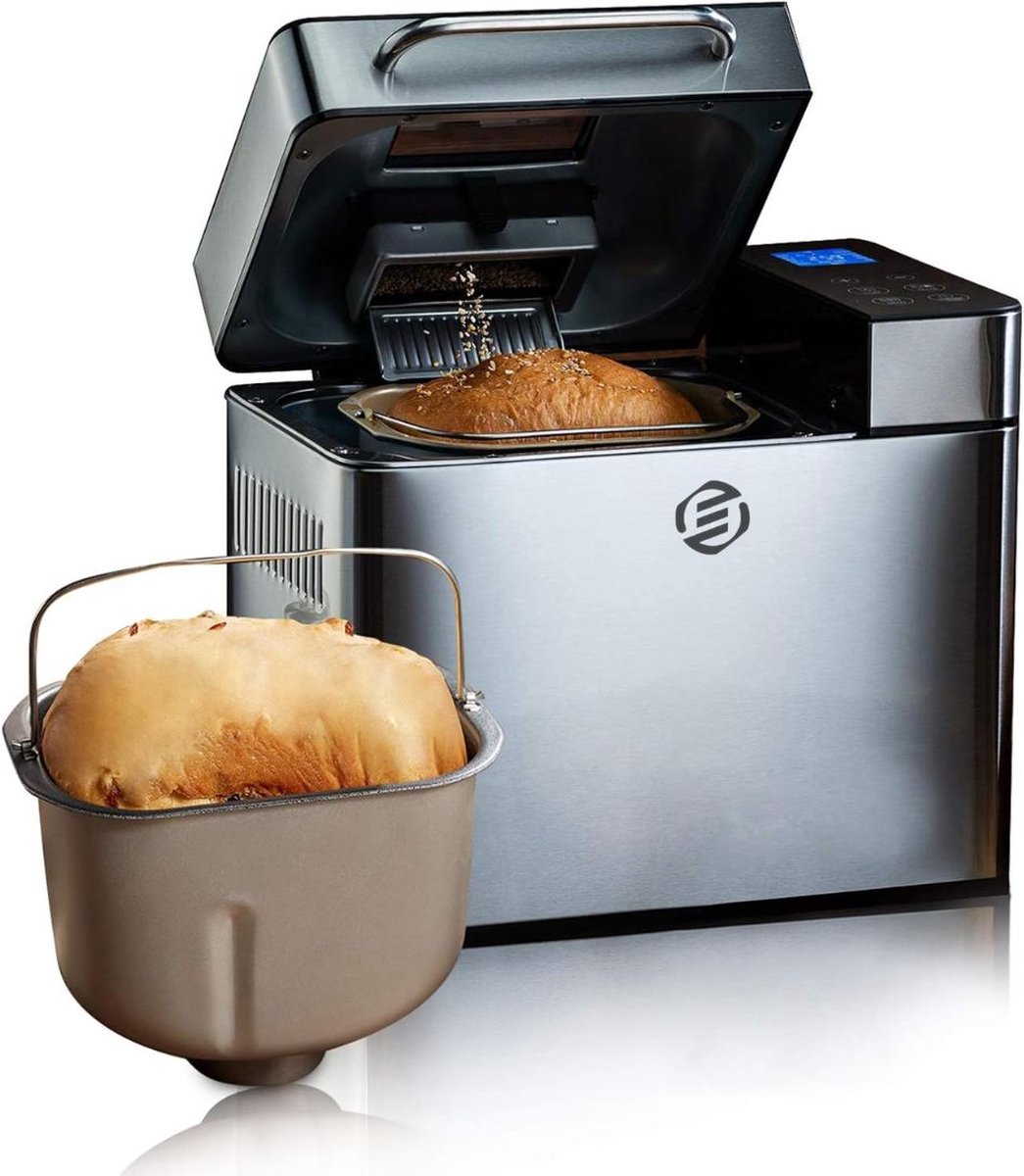 Equivera Broodbakmachine - Meerdere Programma's - Glutenvrij - Timer - Automatisch - Premium