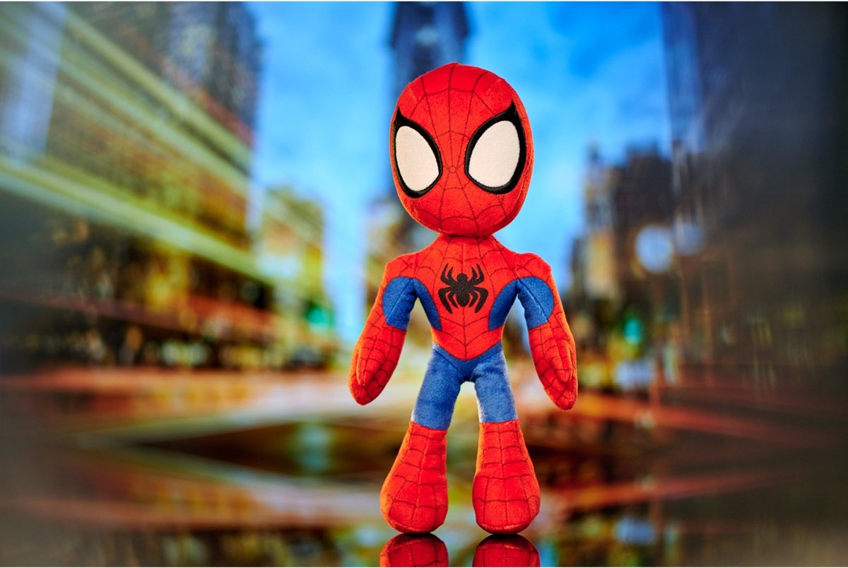 Disney - Spiderman - Spidey met Glow in the Dark Eyes - 25cm - Alle leeftijden - Knuffel — afbeelding 6