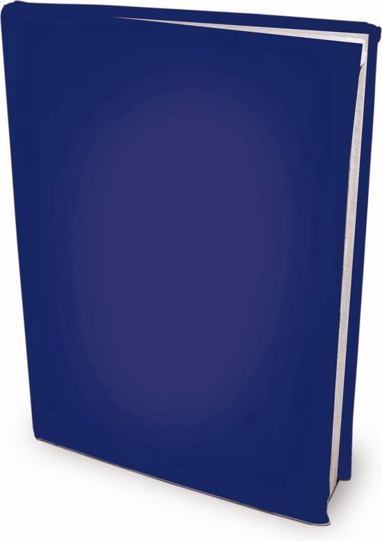 Foto: Rekbare boekenkaften a4 blauw 3 stuks