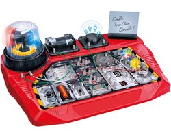Velleman Elektronische projectenkit voor kinderen vanaf 8 jaar, verken de basisprincipes van elektronica met 50 spannende experimenten, leerzaam en interactief speelplezier, circuit lab