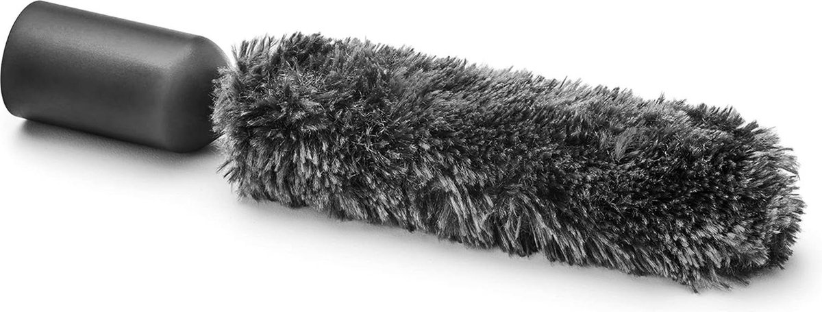 Goedkoopste Plumeau - zachte reiniging van gevoelige voorwerpen - stofzuigeropzetstuk - krasvrij afstoffen van meubels - zwart Plumeau