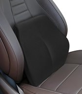 Coussin Lombaire Voiture Livtribe – Mousse Mémoire Forme – Noir – Soulage Dos Sur Siège Auto/Bureau