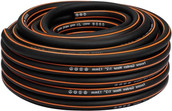Fevone Tuinslang 1/2 inch, diameter 13 mm, 20 m slangbuis voor tuin, 4