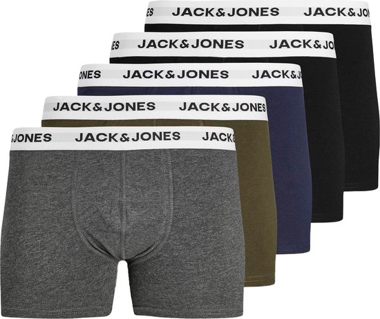 JACK&JONES Additionals Jacbasic White WB Trunks 5-Pack Noos