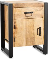 Table de chevet Britt, porte à gauche