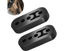 Uitlaat Hanger Rubber Beugel - Universeel 2 Stuks Isolator 4 Gaten 11 Mm - Auto's