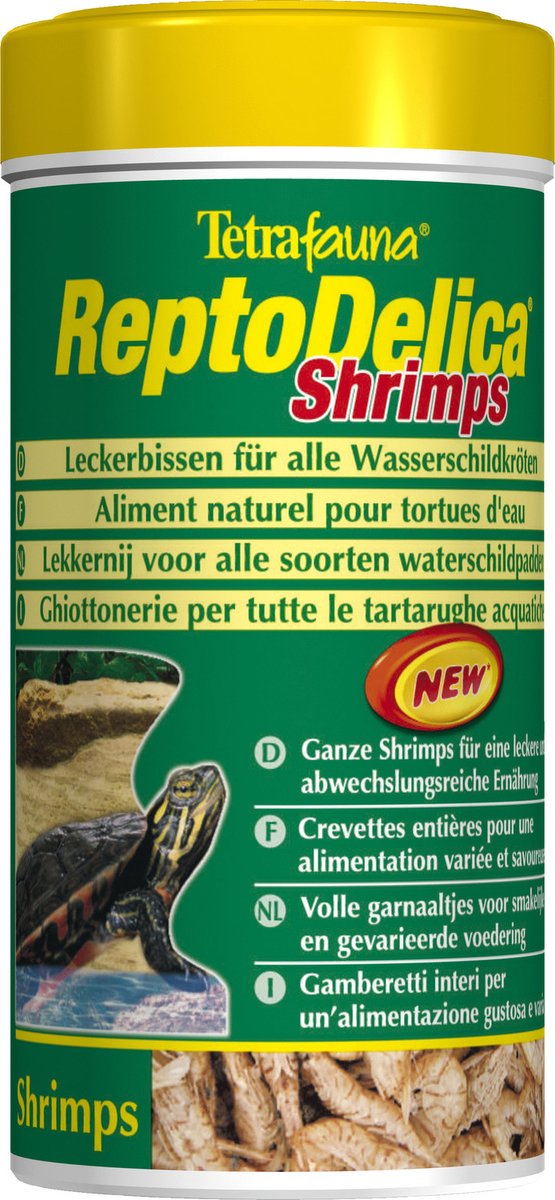 Tetra - Reptielenvoer - Reptielen - Tetra Reptodelica Garnalen 250ml - 6x6x11.7cm - 1st