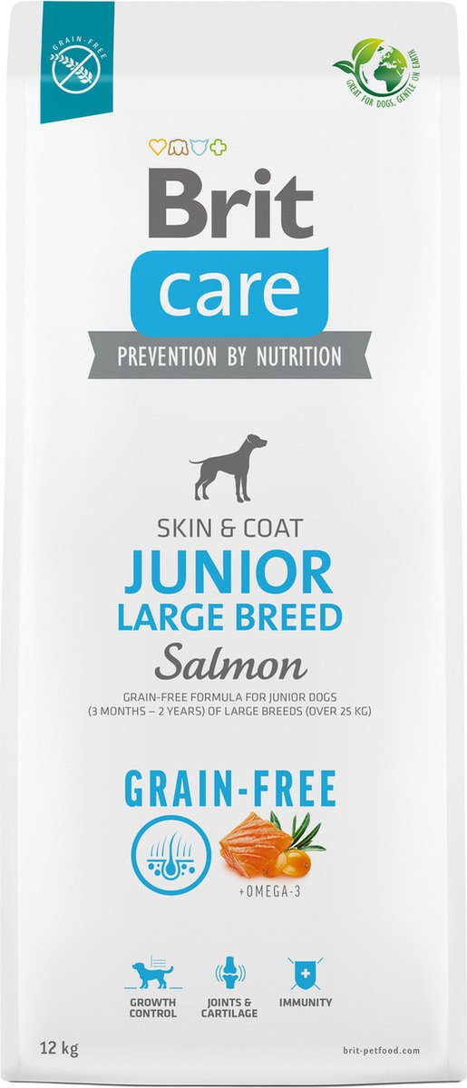 Brit Brit Care Dog Grain-Free Junior Large Zalm 12kg