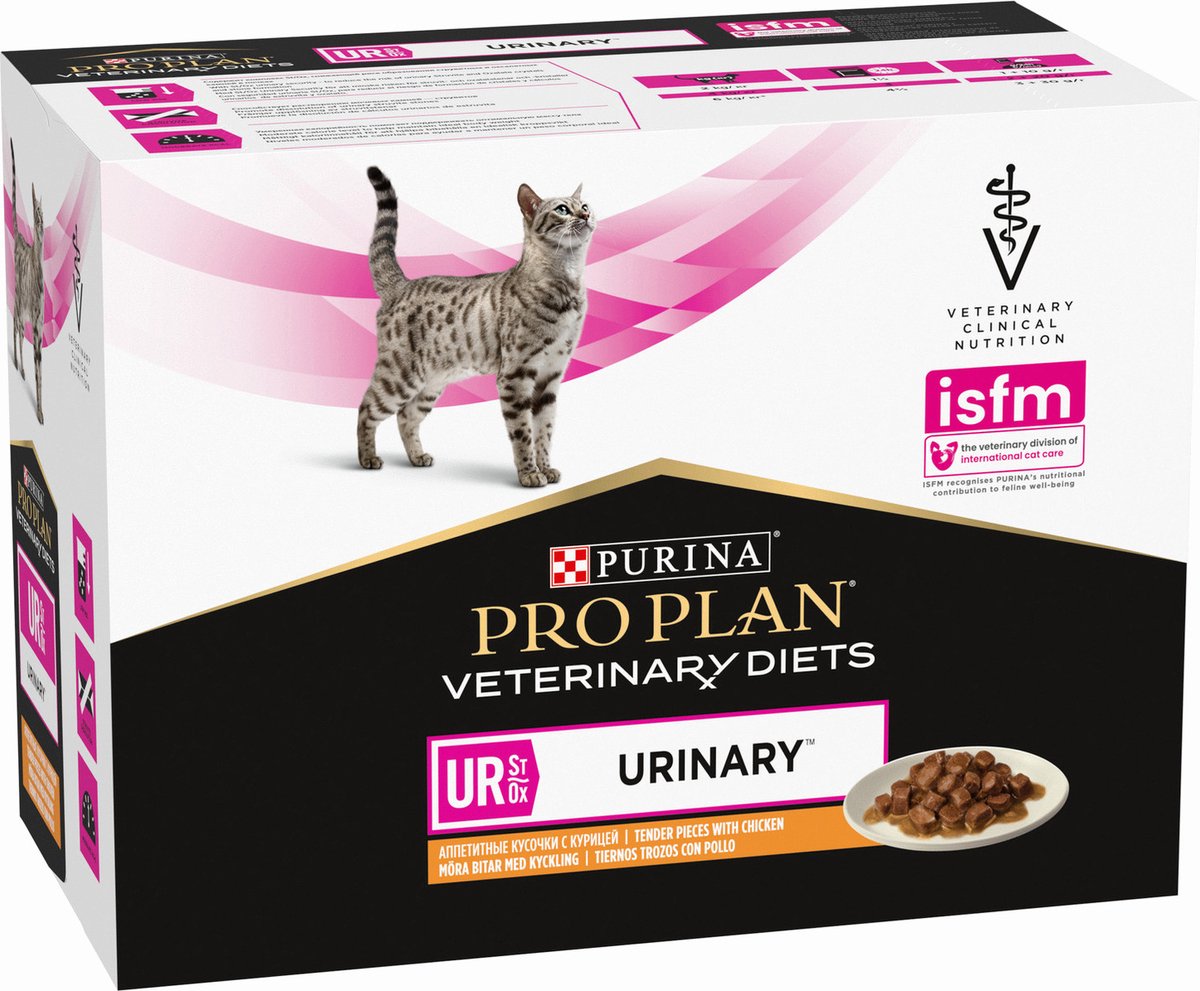 20 x 85 g Feline UR ST/OX Urinary Kip Purina Pro Plan Veterinary Diets Kattenvoer