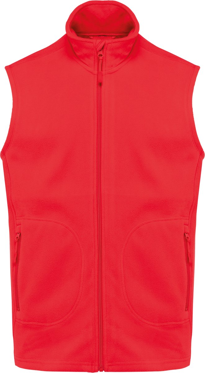 Kariban Ecologische uniseks bodywarmer van microfleece K9120 - Red - XXL