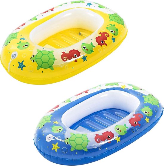 Opblaasboot Junior - Blauwe Rubberboot voor Kinderen