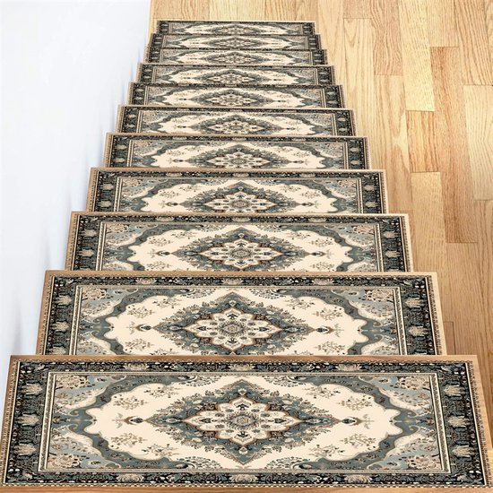 SHACOS Traptreden, tapijt, set van 15, 20 x 76 cm, zelfklevende