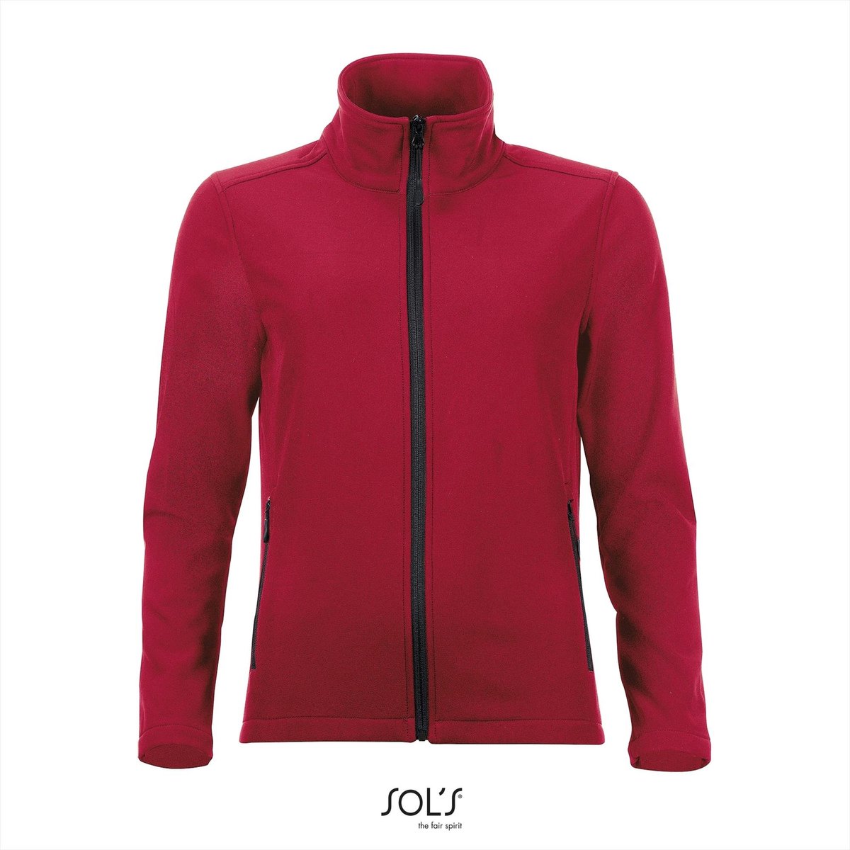 SOL’S Women´s Softshell Zip Jacket Race L838 Pepper Rood