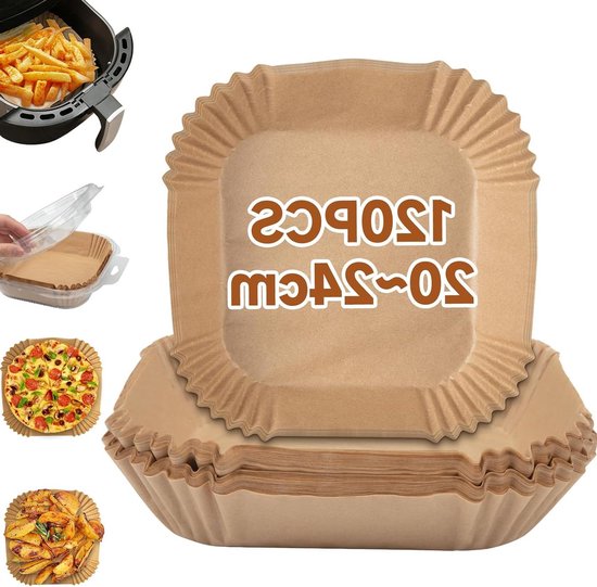 Papier parchemin pour friteuse à Air, 100 pièces-paquet, accessoires de