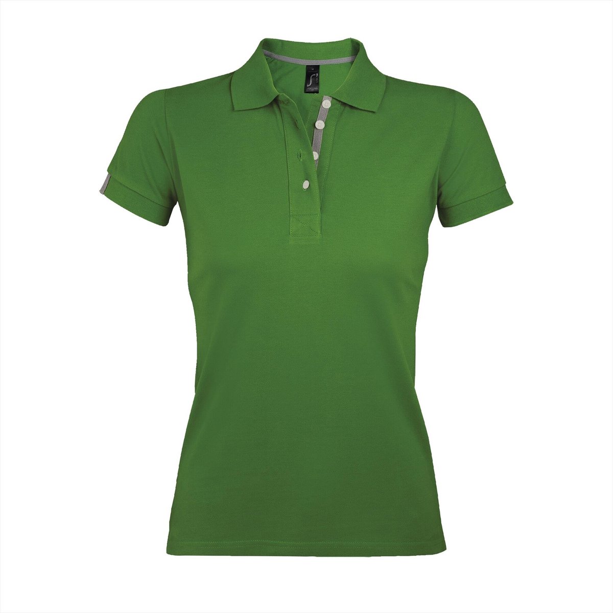 SOL'S Women´s Polo Shirt Portland L588 - Bud Green/Grey (Solid) - XS