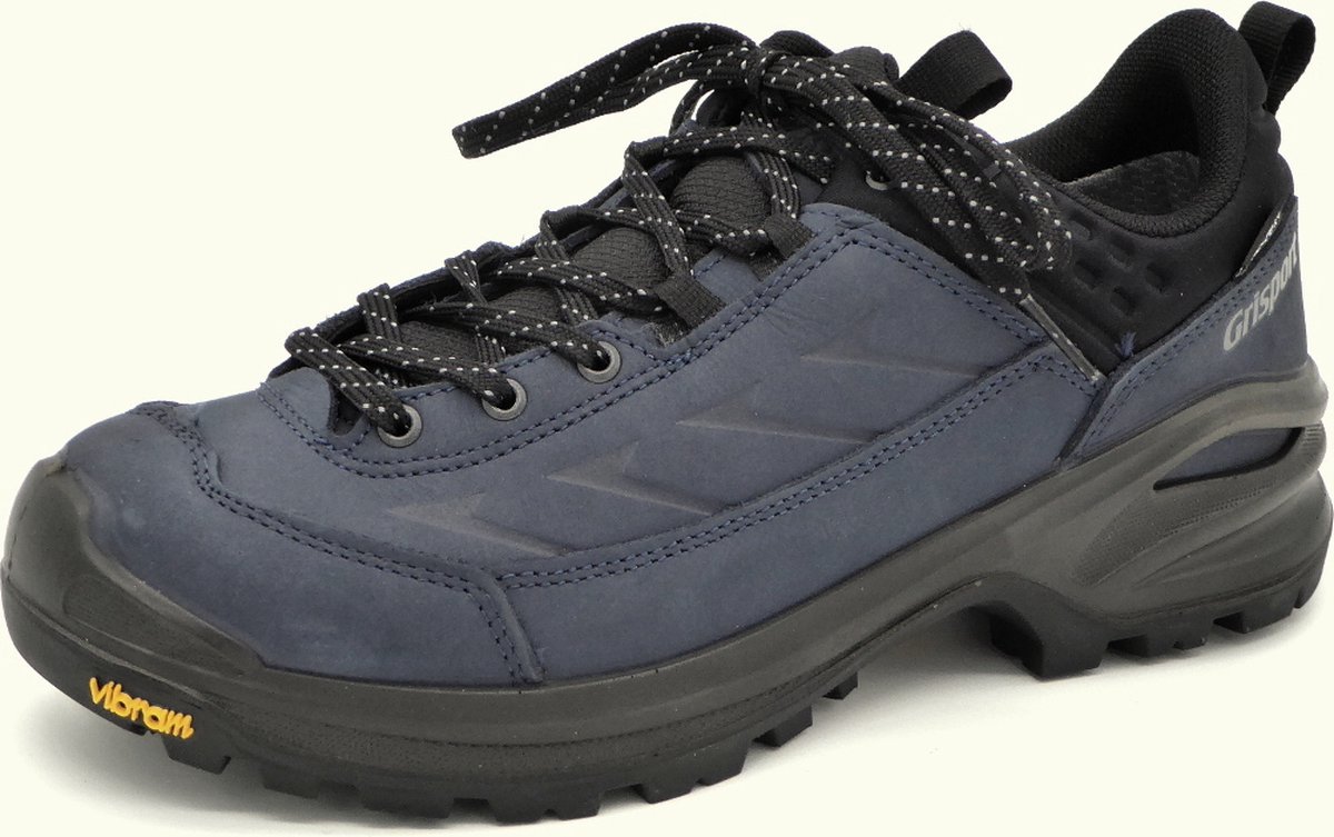 Grisport Terrain Low Wandelschoen Dames leren lage wandelschoenen Blauw
