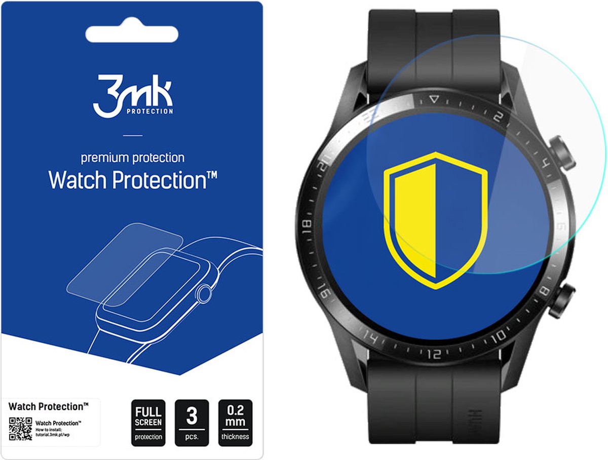 Huawei Watch GT 2 46mm - 3mk Watch Protection v. FlexibleGlass Lite