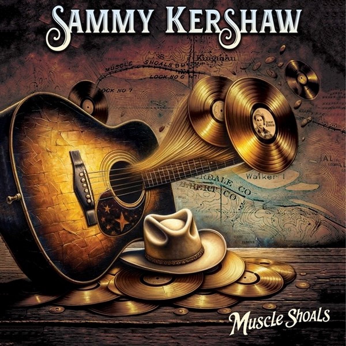 Sammy Kershaw - Muscle Shoals (LP) (Coloured Vinyl)