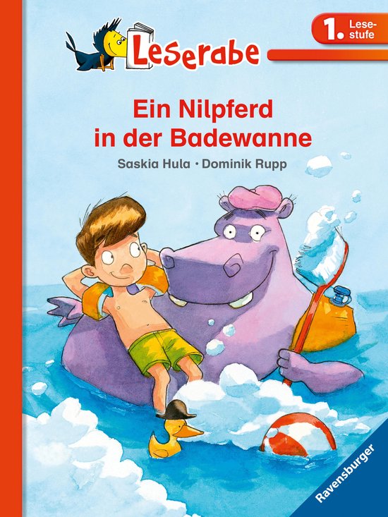 1. Lesestufe - Leserabe 1. Lesestufe - Ein Nilpferd in der B ... - cover