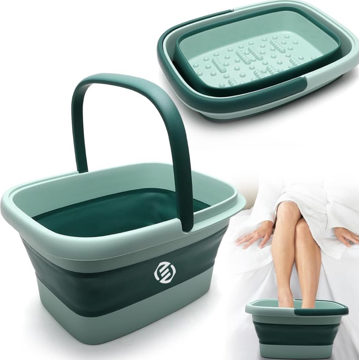 Equivera Voetenbad Met Massage - Voetenbad - Voetenbad Met Massage Electrisch - Voetbad - Voetenbad Massage Apparaat