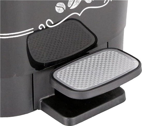 Kis Chic Colours Poubelle décorée à pédale avec Anneau pour Sac de 50 litres 29 x 44,5 x 60,5 H