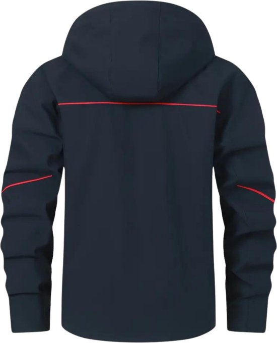 Coupe-vent Nivard pour homme - Parka - Printemps & Automne - Veste - Adulte - Coupe-vent - Coupe-vent - Plein air - Extérieur - Blauw - Taille XXXL