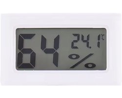 Scoby - 2-in-1 Digitale Hygrometer en Thermometer - Vochtigheids- en Temperatuurmeter - Wit