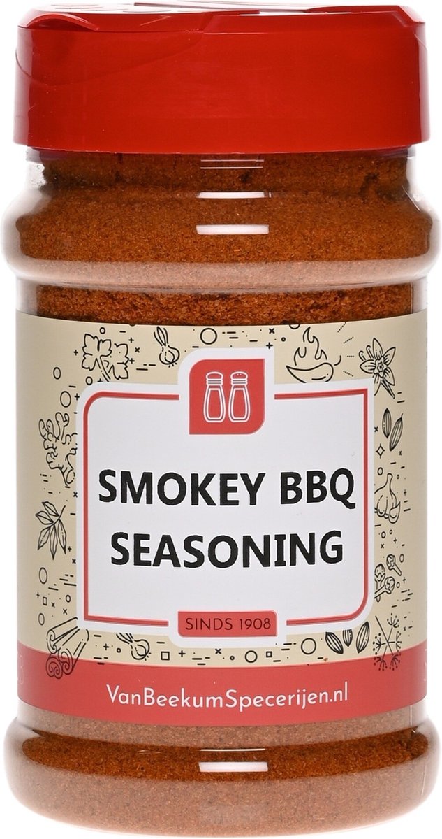 Goedkoopste Van Beekum Specerijen - Smokey BBQ Seasoning - Strooibus 160 gram