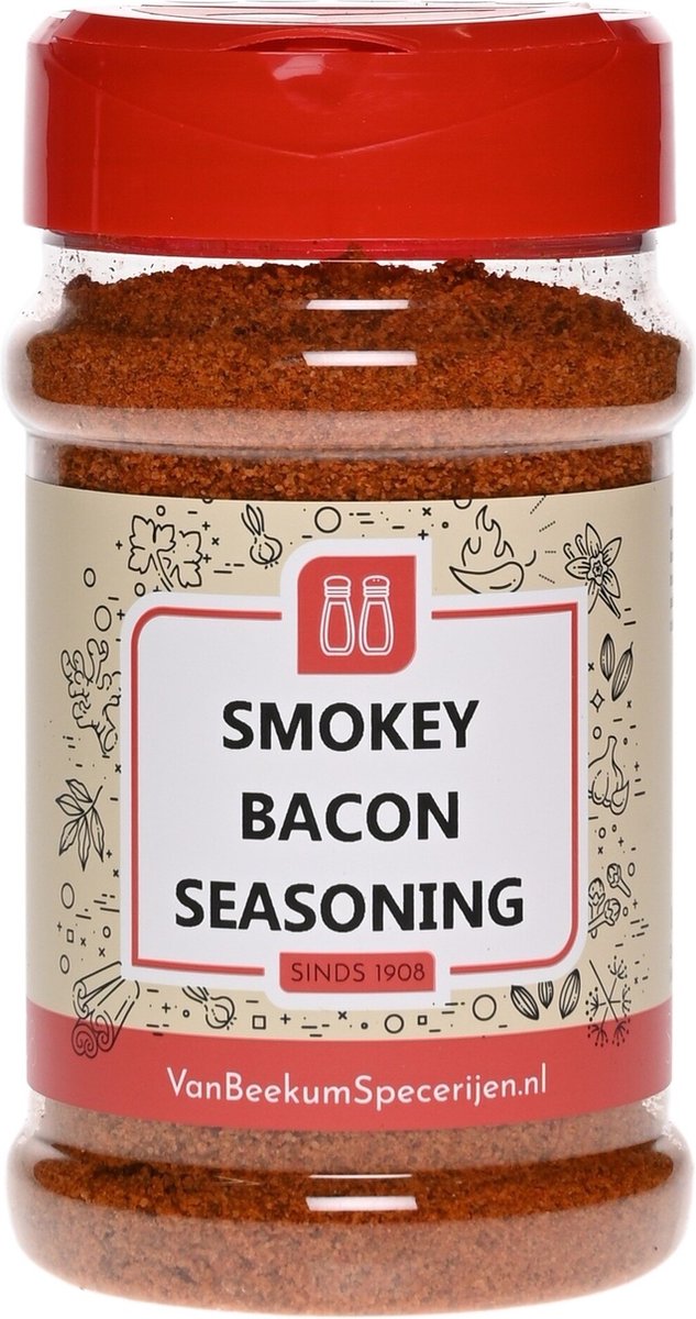 Goedkoopste Van Beekum Specerijen - Smokey Bacon Seasoning - Strooibus 200 gram