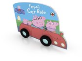 Peppa Pig Peppa's Car Ride: Peppa en haar familie rijden in een rode cabriolet.