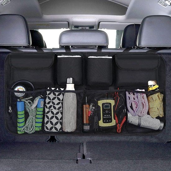 Aplker Auto-organizer tussen voorstoelen, auto-netvak, opbergtas, autotas, middenconsole, achterbank, organizer voor snacks, portemonnees, dranken, telefoon