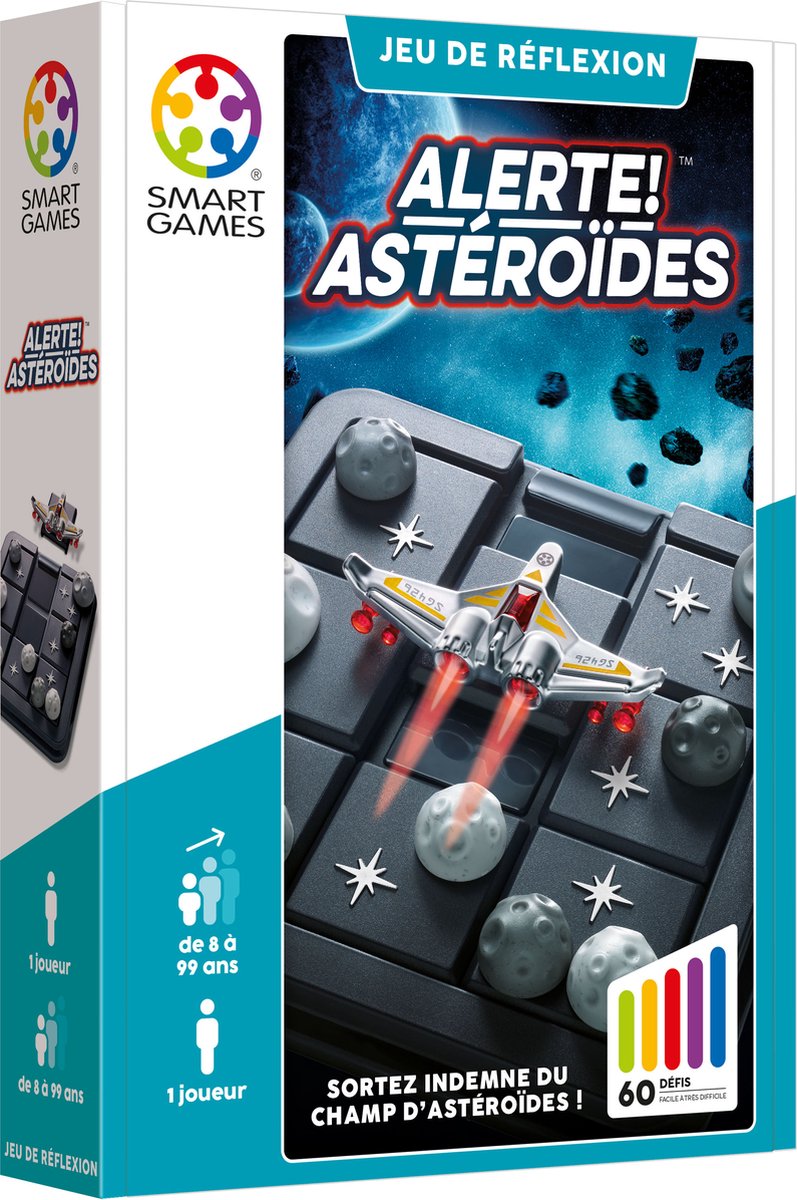 SmartGames - Alerte Asteroïdes - 60 défis