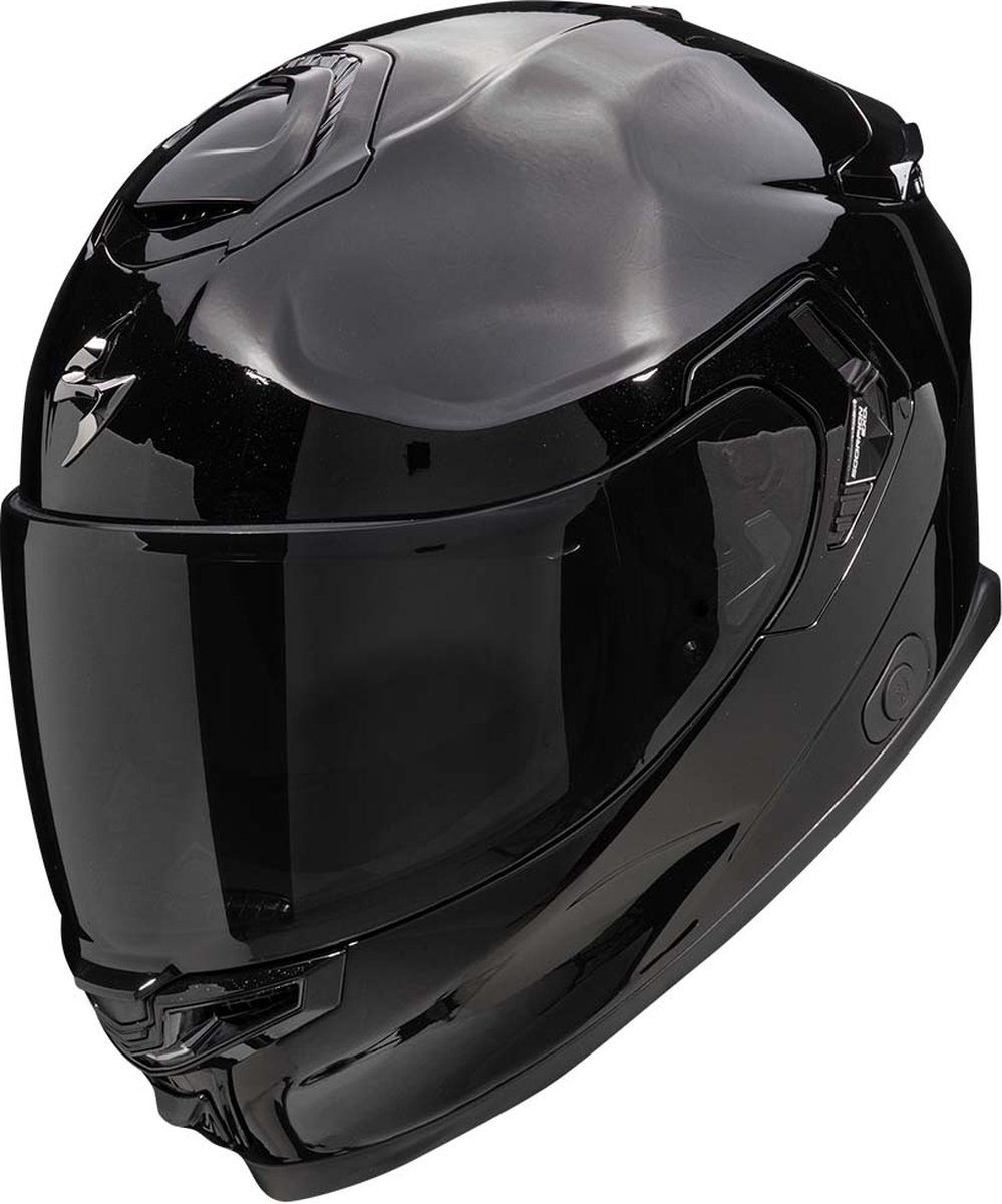 Scorpion EXO-GT SP AIR Solid Metallic Black L - Maat L - Helm