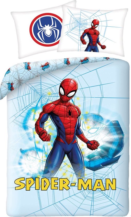 Spiderman Spidey Light Character Kinderbeddengoedset, dekbedovertrek