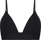 Hunkemöller Dames Lingerie Triangel bralette Smooth - Zwart - maat M
