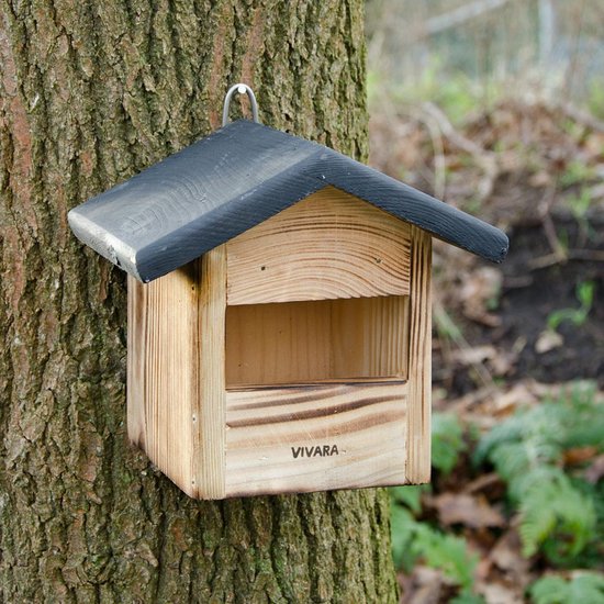 CJ Wildlife Nestkast Stafford Halfopen Zwart