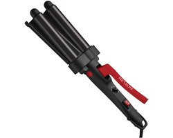 Revlon - Jumbo Waver - Wafeltang - Wave Krultang - Golvenkrultang - Haar -Beach Waves - Krultang - Zwart