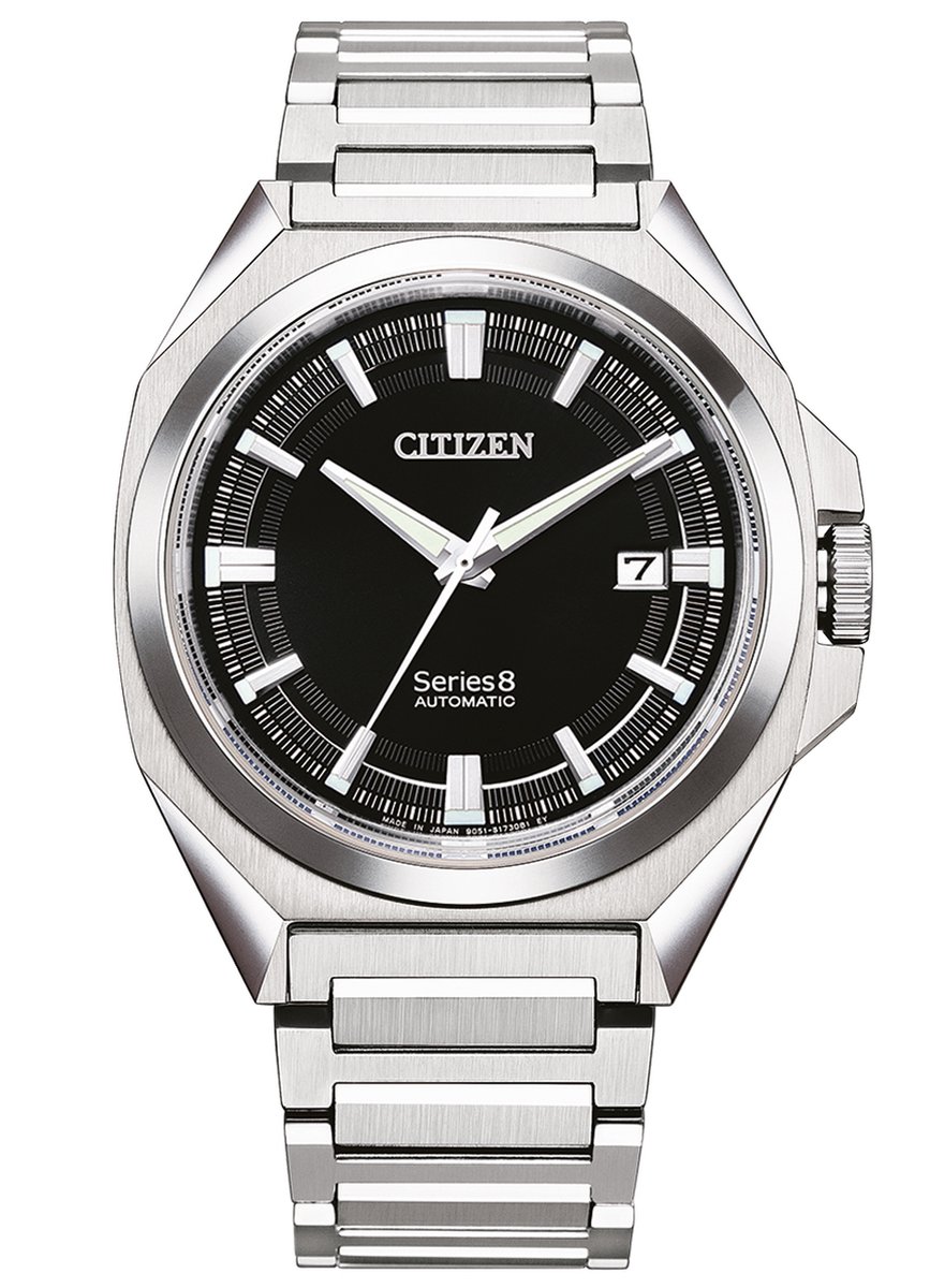 Citizen Series 8 NB6010-81E Horloge - Staal - Zilverkleurig - Ø 40 mm