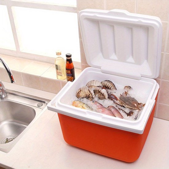 Nivard Koelbox - Koeltas - Frigobox - Autokoelbox - Lichtgewicht - Coolbox - Wielen - Draagbaar - Rood van Nivard — afbeelding 3