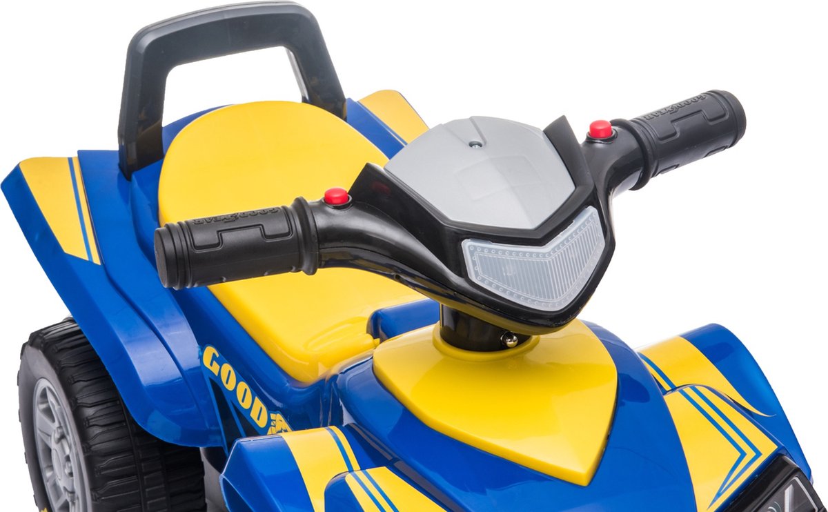 Eco Toys - Goodyear Quad Loopauto - Blauw - Met LED-Licht, Muziek & Opbergruimte - Vanaf 18 Maanden - Max. 25 kg – foto 5