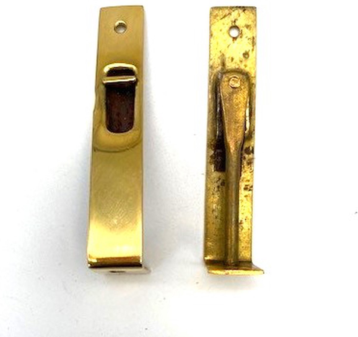 Kantschuif Messing Antiek 14x72mm