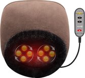 Bol.com Massage Apparaat Verwarmde Voetmassagemachine - Plantaire Massagemachine - Diep Shiatsu Kneden - Elektrisch Voetkussen -... aanbieding
